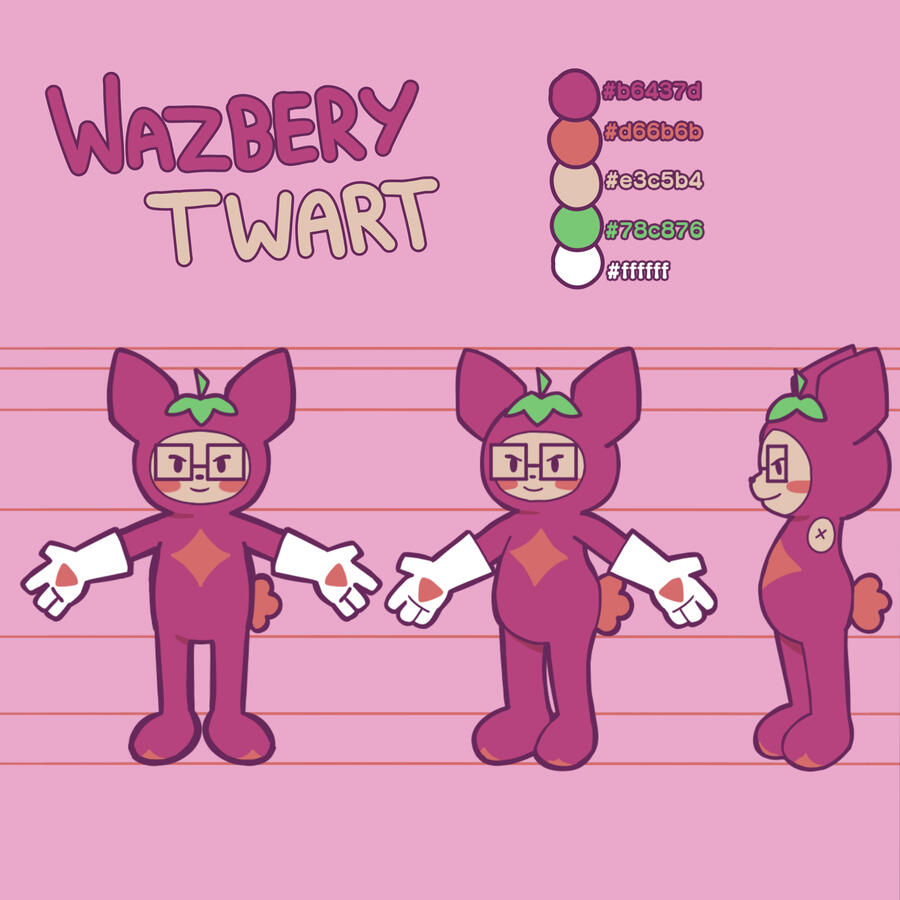 A Turnaround Sheet for a character I made for a contest at my college's Animation Club.